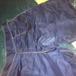 Navy blue Patagonia brand swim shorts